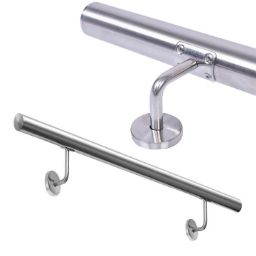 42mm Brushed Stainless Steel Wall Mounted Stairs Railing