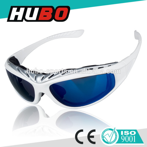 Fashion REVO lens running sunglasses white frame UV 400 sunglasses for cycling