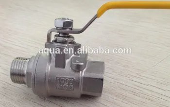 2pc stainless steel ball valve F/M NPT