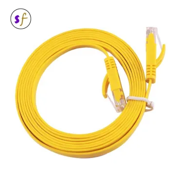 Ultra Slim Flat Cat6 UTP LAN Ethernet Cable RJ45 2M