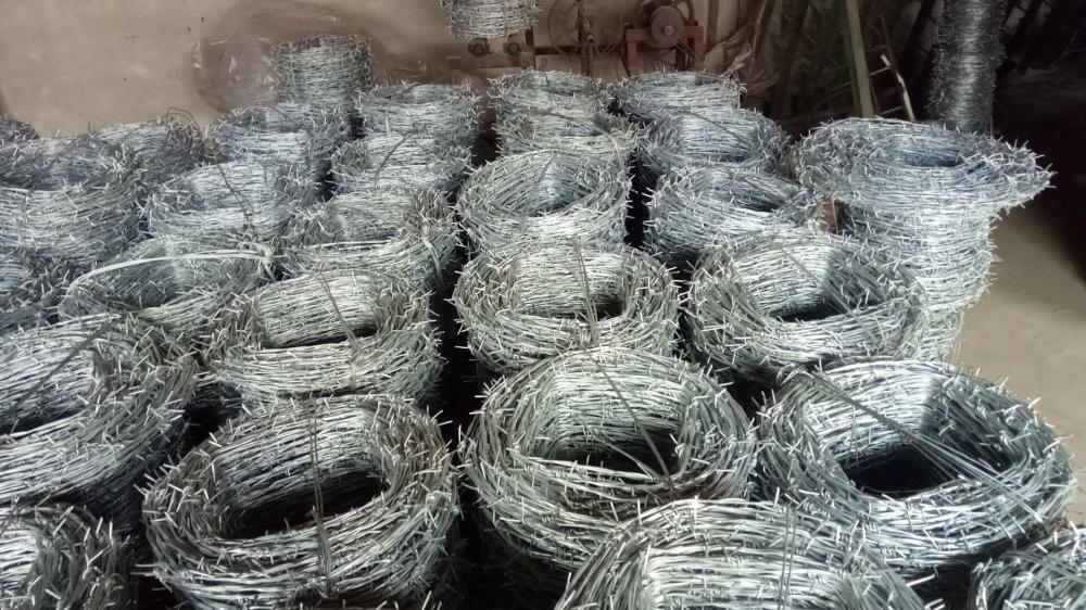 Alambre de púas de acero galvanizado