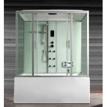 All Glass Shower Enclosure Adult Whirlpool Bath Shower Cabin Sauna Room