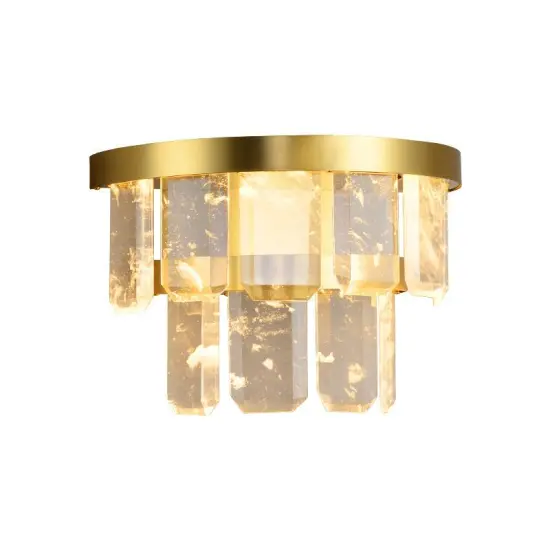 INSHINE Brass Crystal Wall Lamp