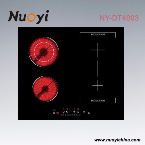 Hybrid Electric Cooktop(ceramic+induction), High Quality Hybrid