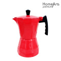 Aluminium stove top espresso maker