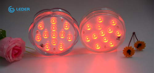 مصباح LED لحمام السباحة مملوء براتنج موردن الأبيض من ليدر