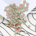 6mm kolor śruby płaskie okrągłe cukierki świąteczne plastry Coloful śruba słodycze posypki do dekoracji bożonarodzeniowej szlam narzędzia do napełniania