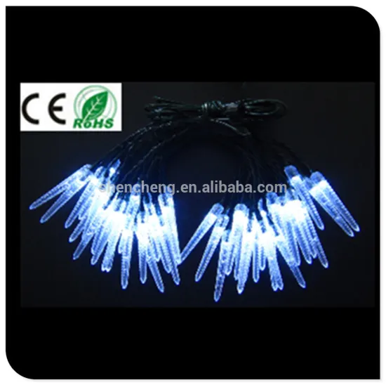 led icicle christmas light white icicle led for holiday decorate, street lights, party lights