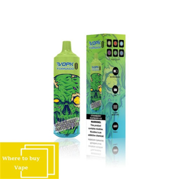 VOPK Tornado 9000 puffs Europe warehouse Digital Displa​y