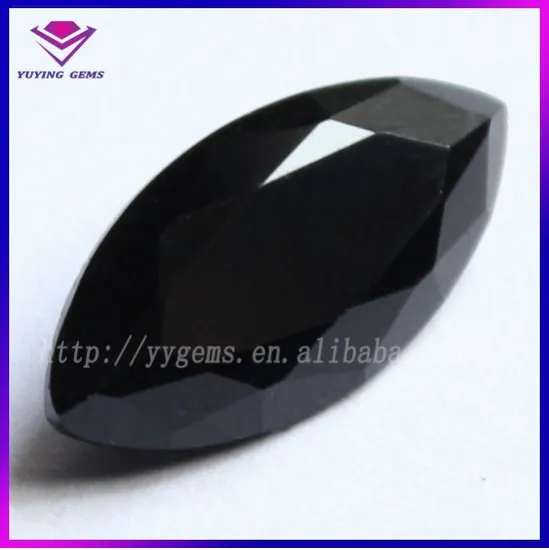 Hot Sale Marquise Cut Agate Stone Natural Black Onyx
