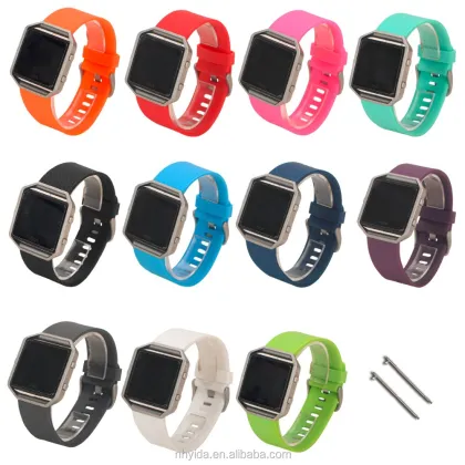 High-Quality Colorful Silicone Smart Watch Bands for Fitbit Blaze
