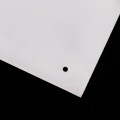pe transparent frosted clothing zipper bag