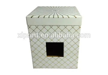 exquisite high grade packaging cardboard gift box soft touching box