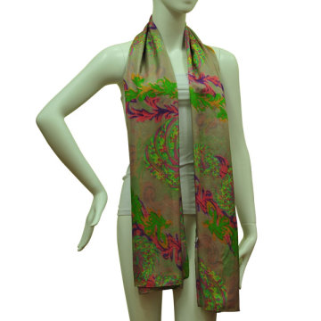 100% silk own design silk scarf wholesale