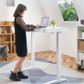 Electrical Height adjustable Standing tables with glass top