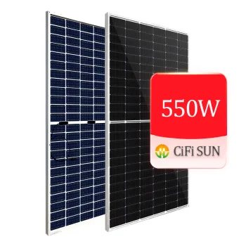 CFS 550W Mono Half Cell Bifacial Double Glass PV Module