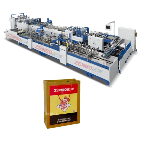 ZB1200CS430S Heavy Shopping Bag PLC Machine