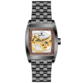 316L Tonneau Skeleton Mechanical Automatic Watch Watch