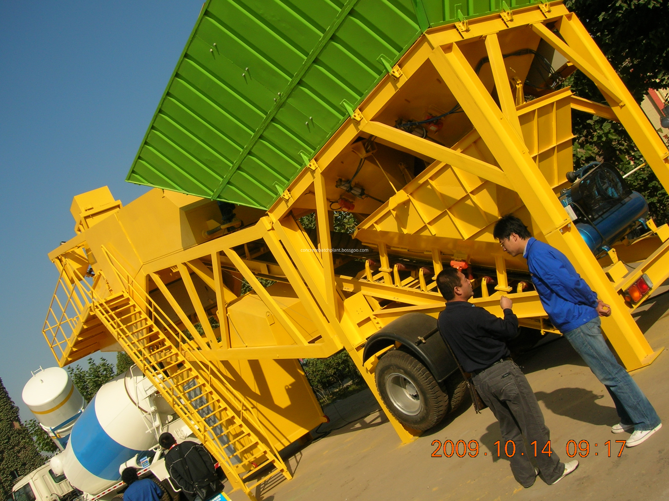 mobile concrete batching plant