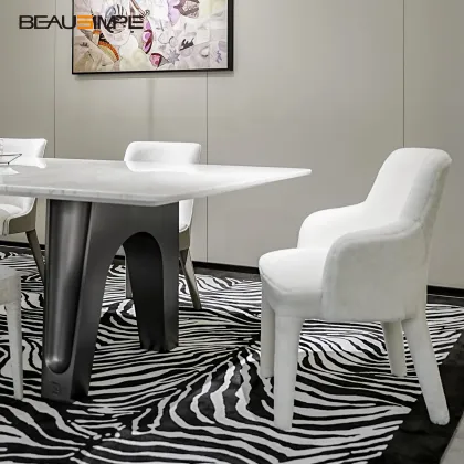 Luxury Fendi Design Italian Marble Dining Table