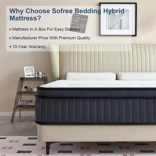 Spring Mattress 10 Inch Gel Memory Foam Spring Hybrid Mattress Supplier