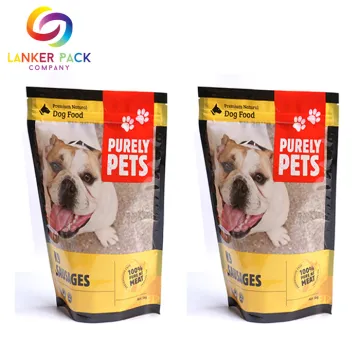 BRC Standard Printed Doypack Pet Food Pouch Bag