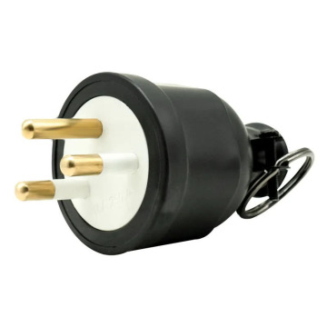 Popular Mini Universal Adapter Plug 3 Pin 16A Black for Thailand Market
