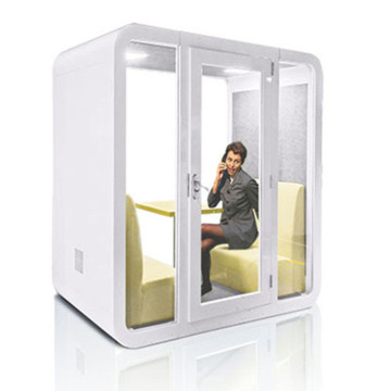 sound proof phone booth Big Space Double Office Booth Private Talk Hidden Manufactory