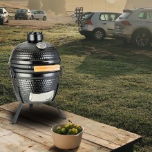 Outdoor Kitchen Garden Ceramic Charcoal Egg BBQ Oven