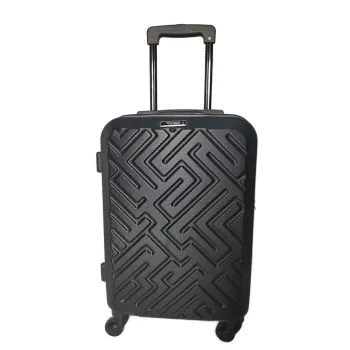 Customizable ABS Black Cute Stock 3 Piece Set Travel Luggage Cases Bag for Men