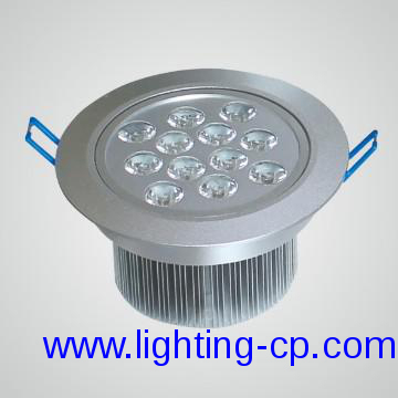 12w aluminum downlight led PMMA high transmittance lens