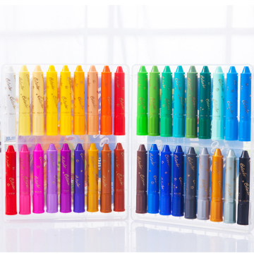 Non Toxic Art Painting Set for Children: Watercolor Crayons and Washable Wax Crayon Pencils