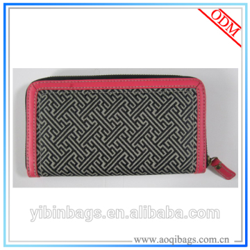 Hot Selling Ladies Fabric Long Wallet, Purse New Design WT017