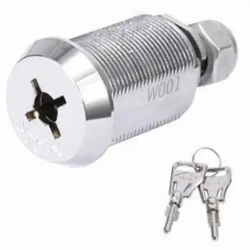 Cross Shaped Cam Lock with 1,000 Combinations, 180 or 90 Degrees Rotation Angle