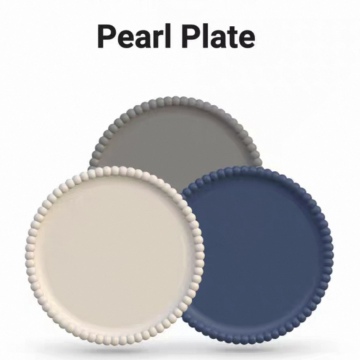 Silicone baby food plate