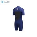 Seaskin 2mm lelaki lengan pendek kaki pendek wetsuit