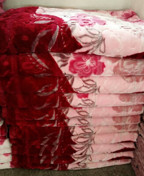 Stock 100%Polyester Super Soft Blanket/Mink Fleece Blanket