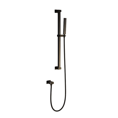 Gun Metal Shower Rail Set