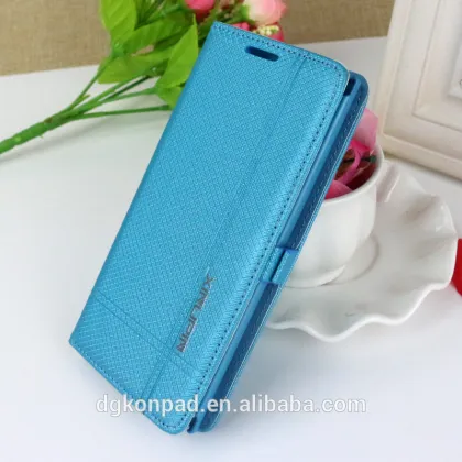 Fancy pu leather cell phone flip case for oppo r831k n1