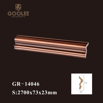 Goolee High Density Home Decorative PU Foam Plain Panel Moulding
