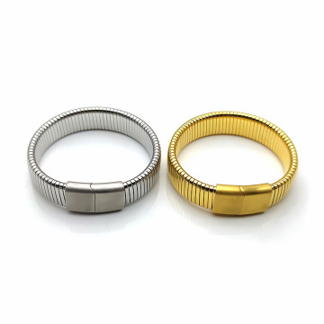 Stainless Steel Goose-Neck Chain Bracelets for Women