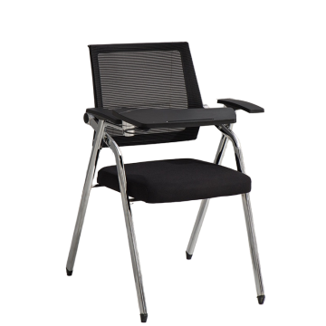 Multifunctional Conference Chair with Writing Board, Armrests, and Wheels