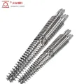High-Efficiency Bimetallic Barrel Conical Twin Screw para sa PVC WPC Pipe at Sheet