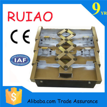cnc machine steel protection accordion way bellows cover