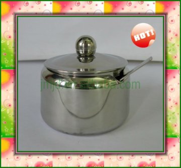 Stainless Steel Condiment Pot/ sugar pot/ Kitchen Utensils