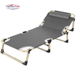 Single Person Nap Metal Frame Folding Adult Bed