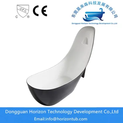 High heeled shape acrylic bathtub
