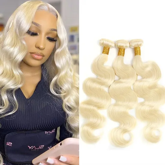 Blonde Bundles 613 Peruvian Hair Body Wave Bundles In Wholesale Deals 100% Human Hair For Woman Remy Hair Extension