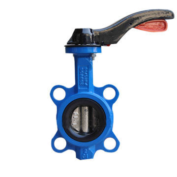 Solid Wafer Butterfly Valve, Double-flanged