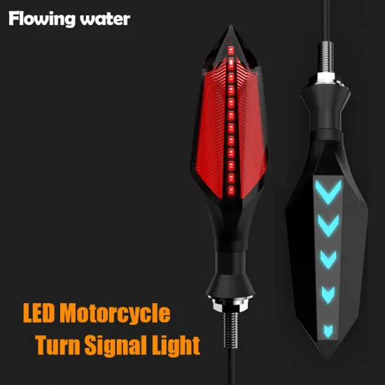 2pcs Motorcycle LED Turn signals turn lights LED direction lamp decorative motorbike lights Daytime Running light DRL